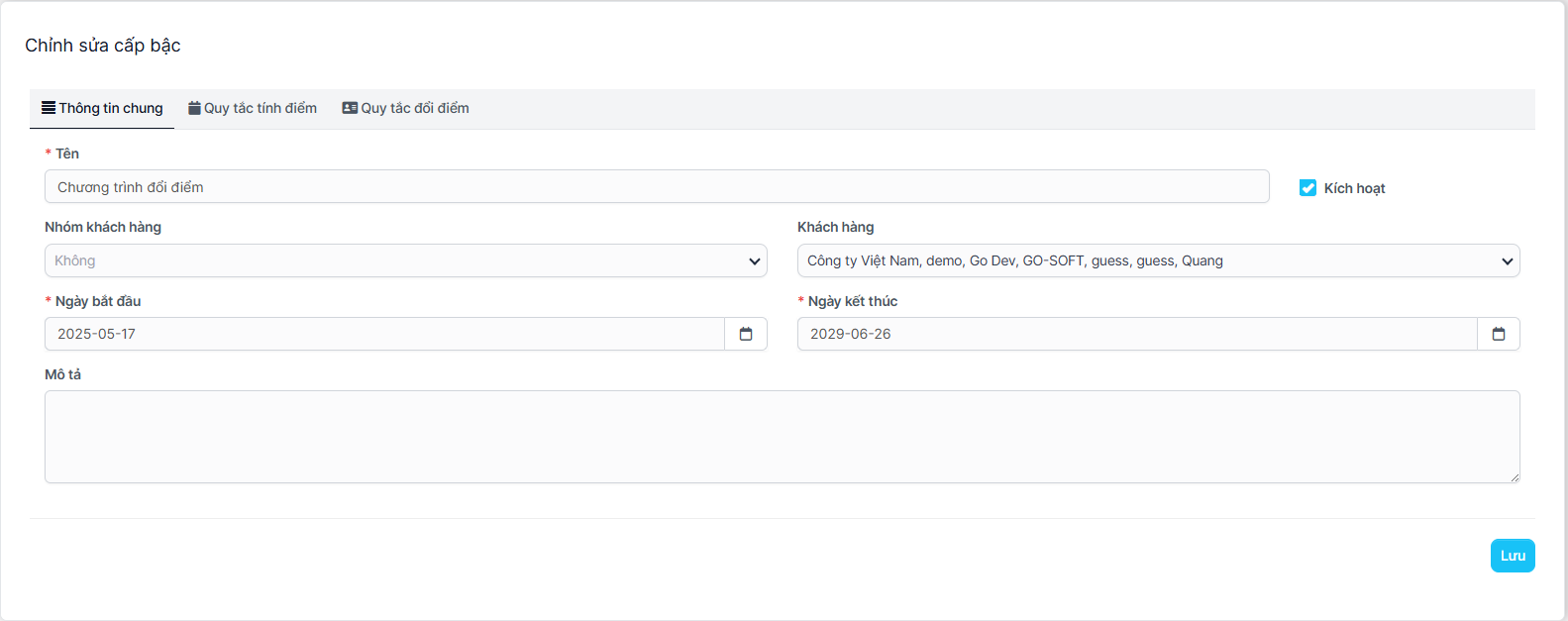 Customer Loyalty & Memberships for Perfex CRM